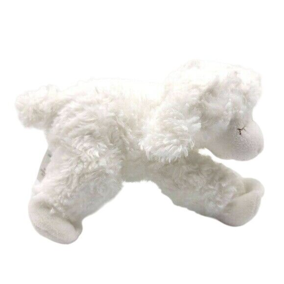 Gund Baby Winky Lamb Plush Sheep Lovey Ivory White 9" Stuffed Nursery Rattle - Picture 5 of 11